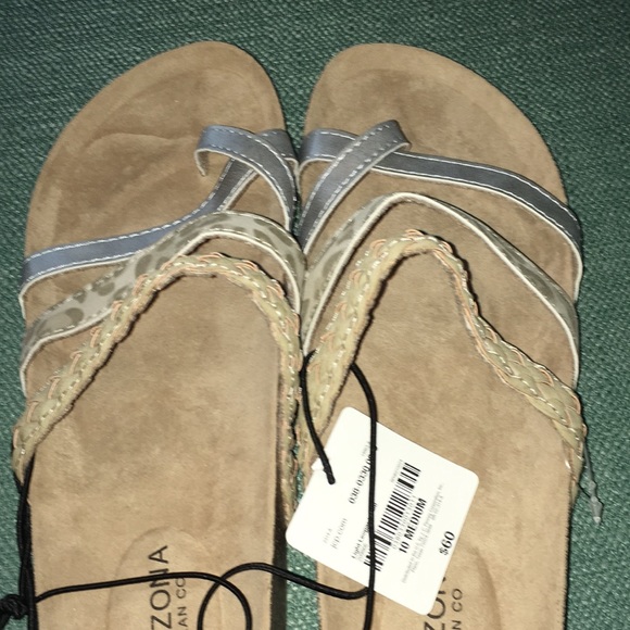 Arizona Jean Co-NWT-Woman’s Slip on Footbed Sandals-Size 10 Medium - Picture 7 of 13